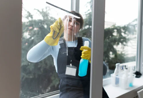 Nettoyage de vitres intérieures et extérieures à la Chapelle-de-Brain